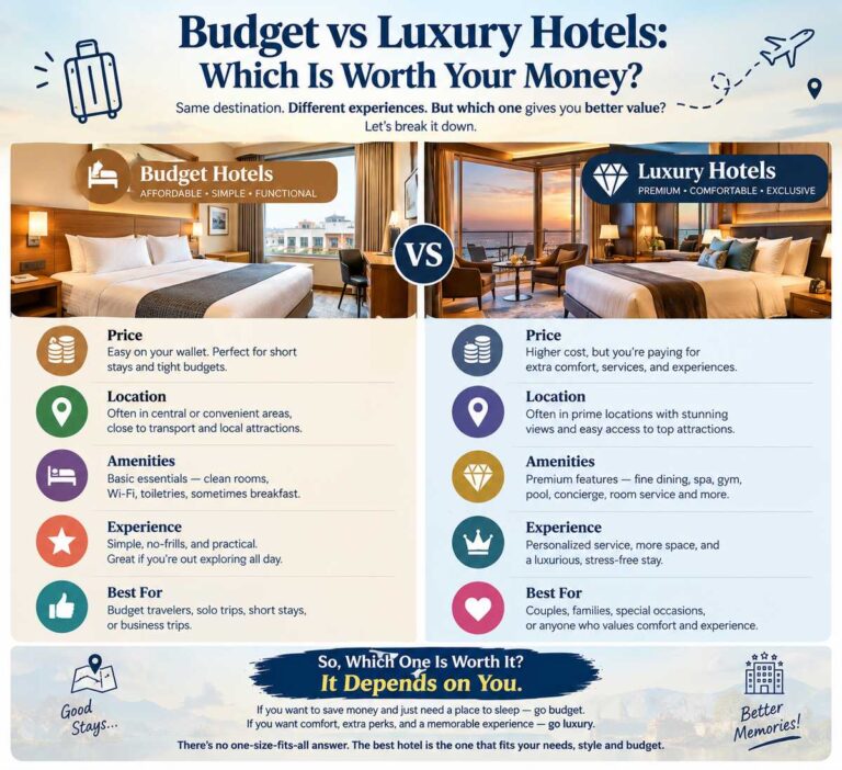 Budget vs Luxury Hotels: Which Is Worth Your Money?
