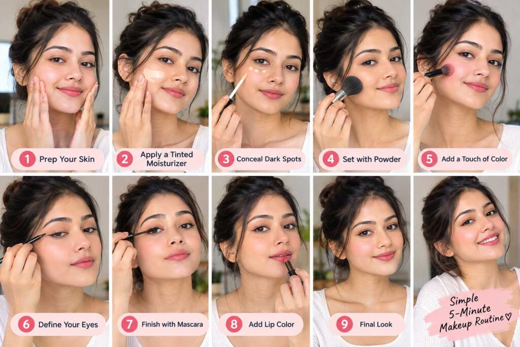 Everyday Makeup for Beginners: A Simple 5-Minute Routine
