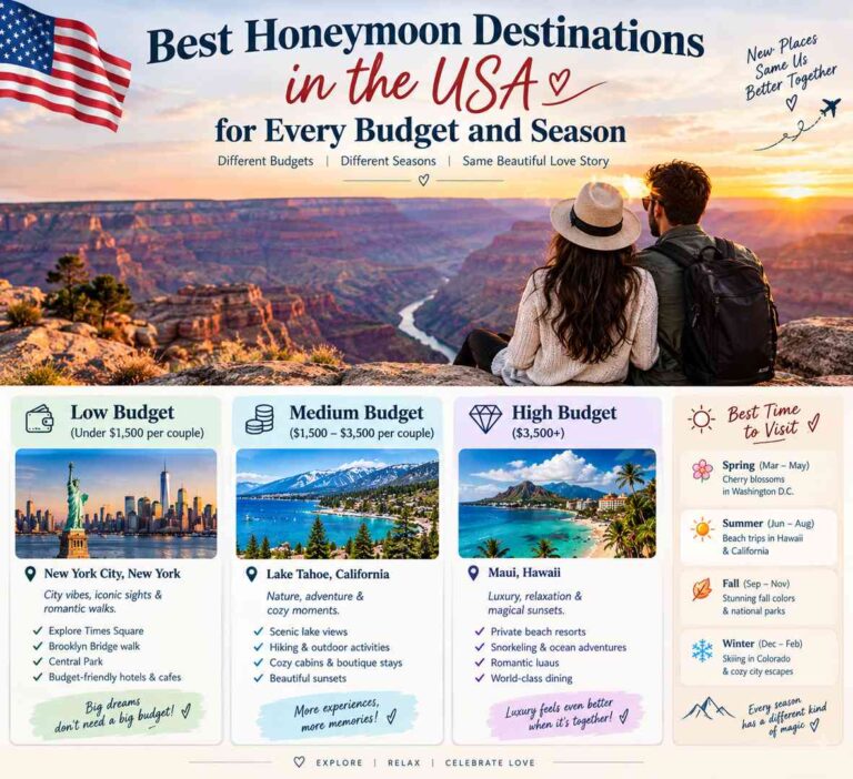 Best Honeymoon Destinations in India for Every Budget and Season