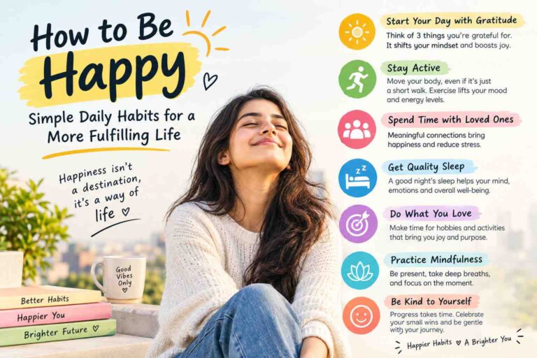 How to Be Happy: Simple Daily Habits for a More Fulfilling Life